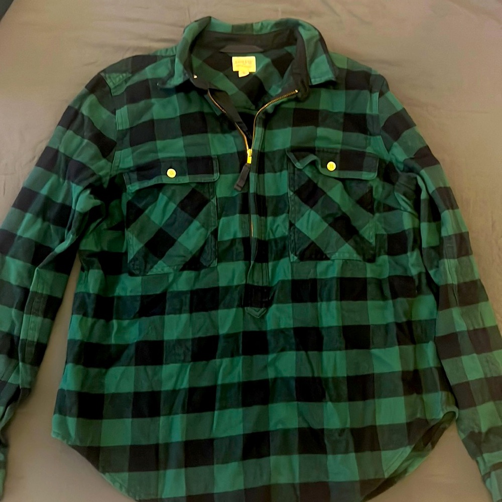 JCrew half zip thermal
